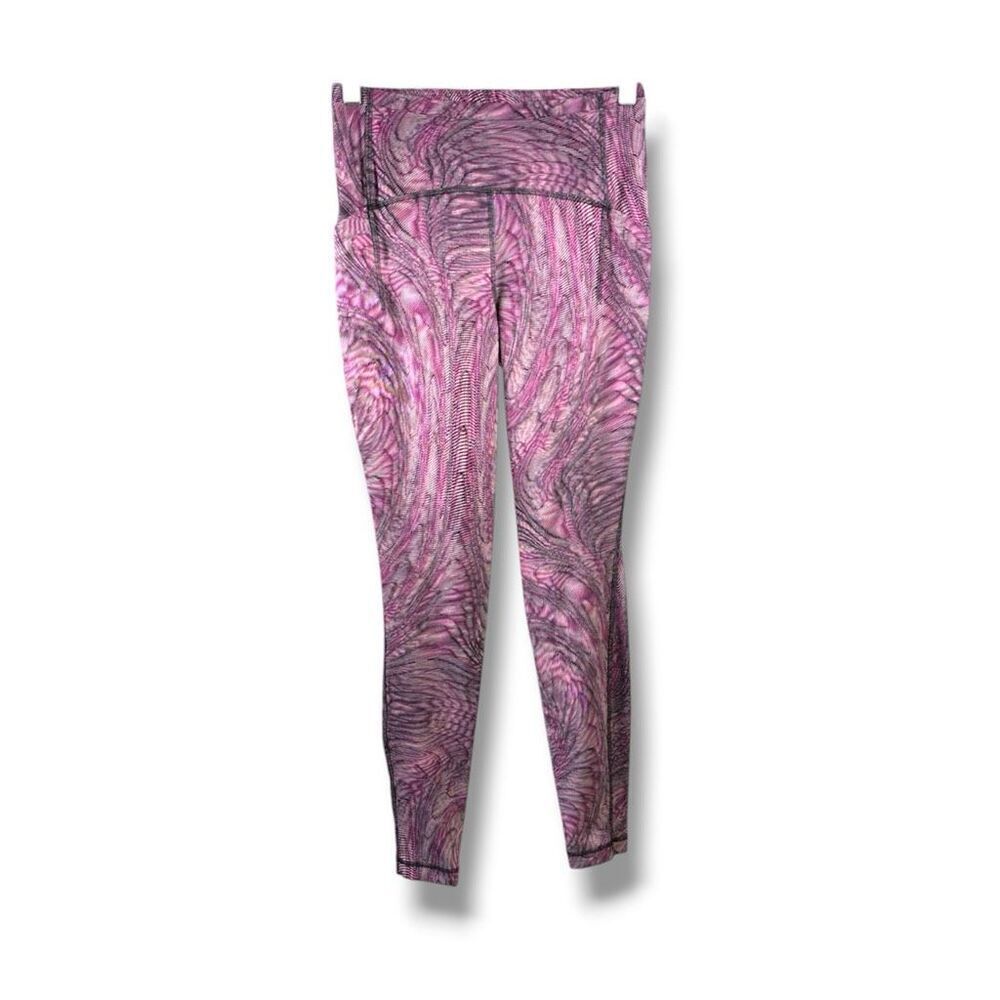Lululemon Swift Speed High Rise Tight 28” in Dimensional Sonic Pink Multi Size 6